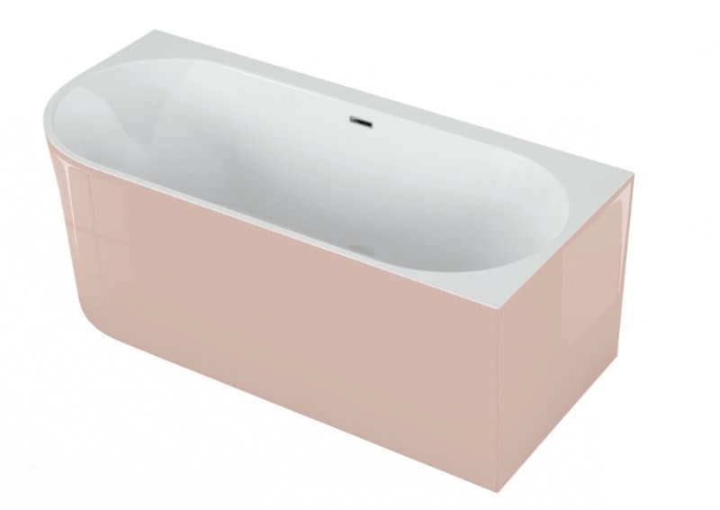 Luxusné kúpeľne - Voľne stojaca akrylátová vaňa DREAMLINE QC38C Ľavá 160x75cm