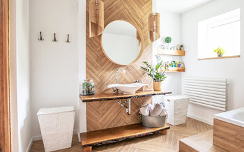 Luxusná kúpeľna v škandinávskom dizajne