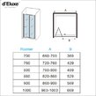 Sprchové dvere BIFOLD OJ12 76-100x185cm