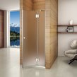 Sprchové dvere SINGLE H48G Pravá montáž 80-100x190cm