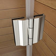 Sprchové dvere SINGLE H48G Pravá montáž 80-100x190cm
