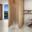 Sprchové dvere SINGLE H48G Pravá montáž 80-100x190cm