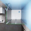 Sprchový kút CORNER RC95X 70-90x195cm + 70-90x195cm