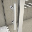 Sprchový kút SLIDING RS13 100-140x190cm + 80-90x190cm