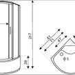 Sprchový Masážny Box MD69A8821 81x81x217cm